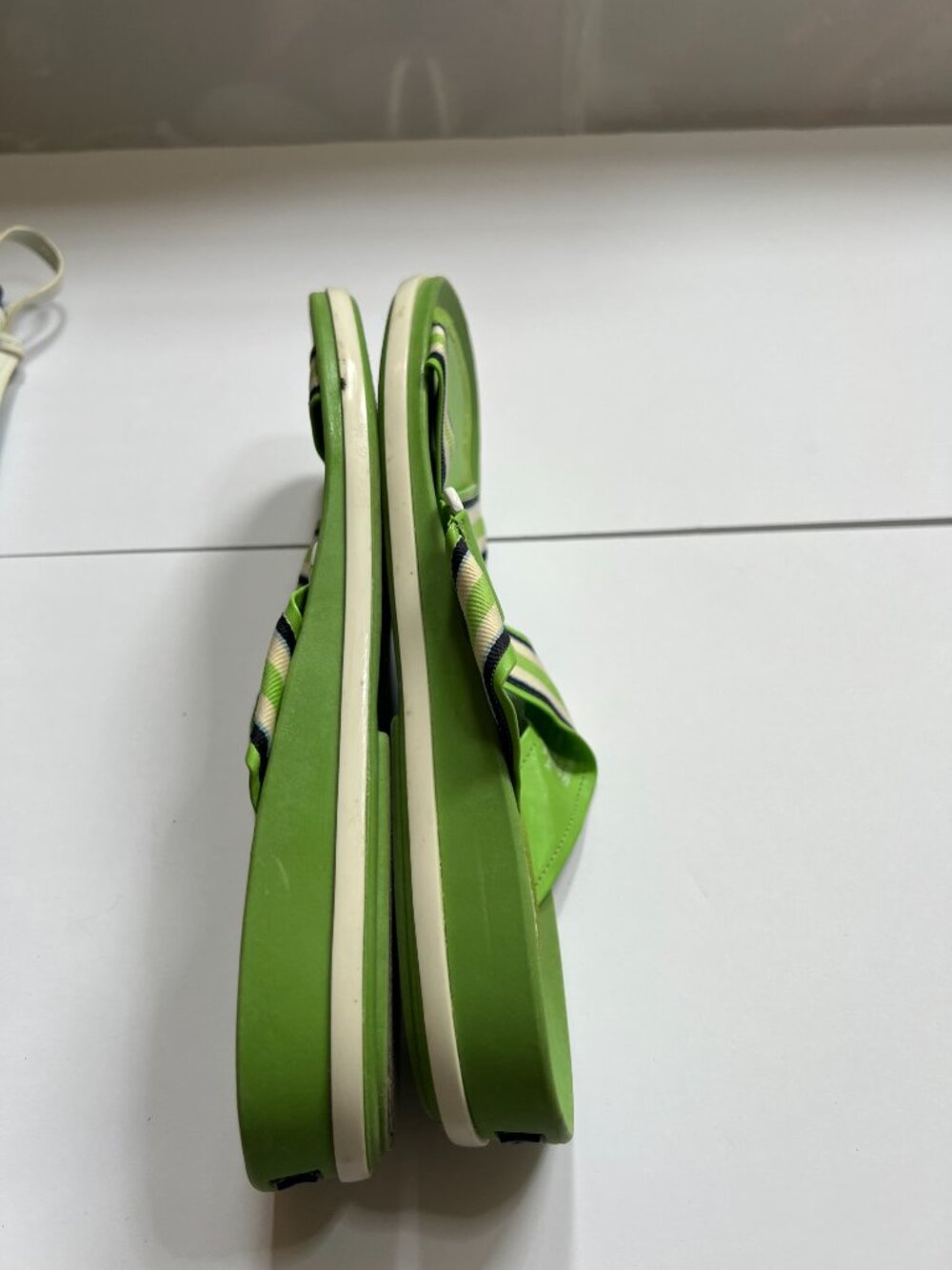 Nautica Blue and Green Tote with Keds Blue and Green Sandals W 81/2 - Picture 9 of 12